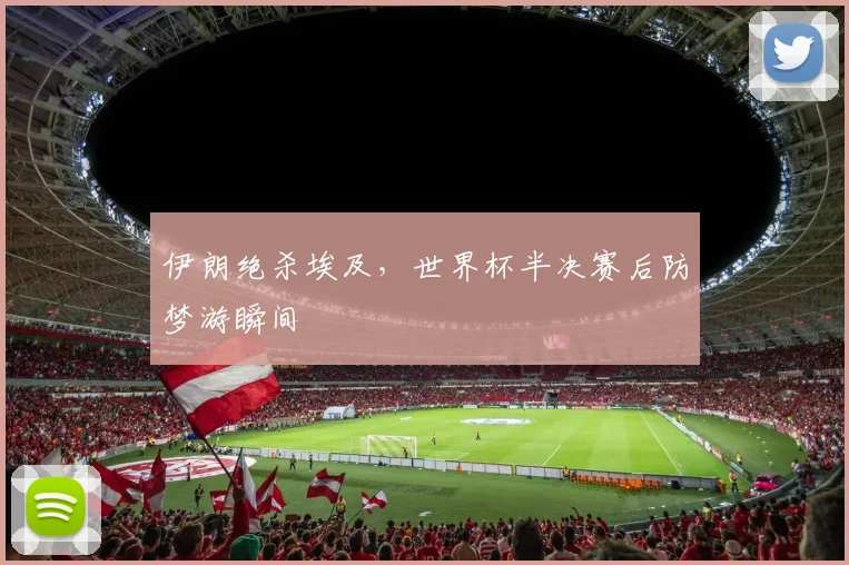 伊朗绝杀埃及，世界杯半决赛后防梦游瞬间